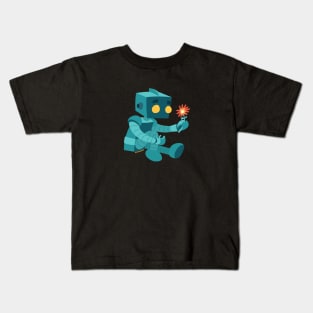 Robot Friend Kids T-Shirt